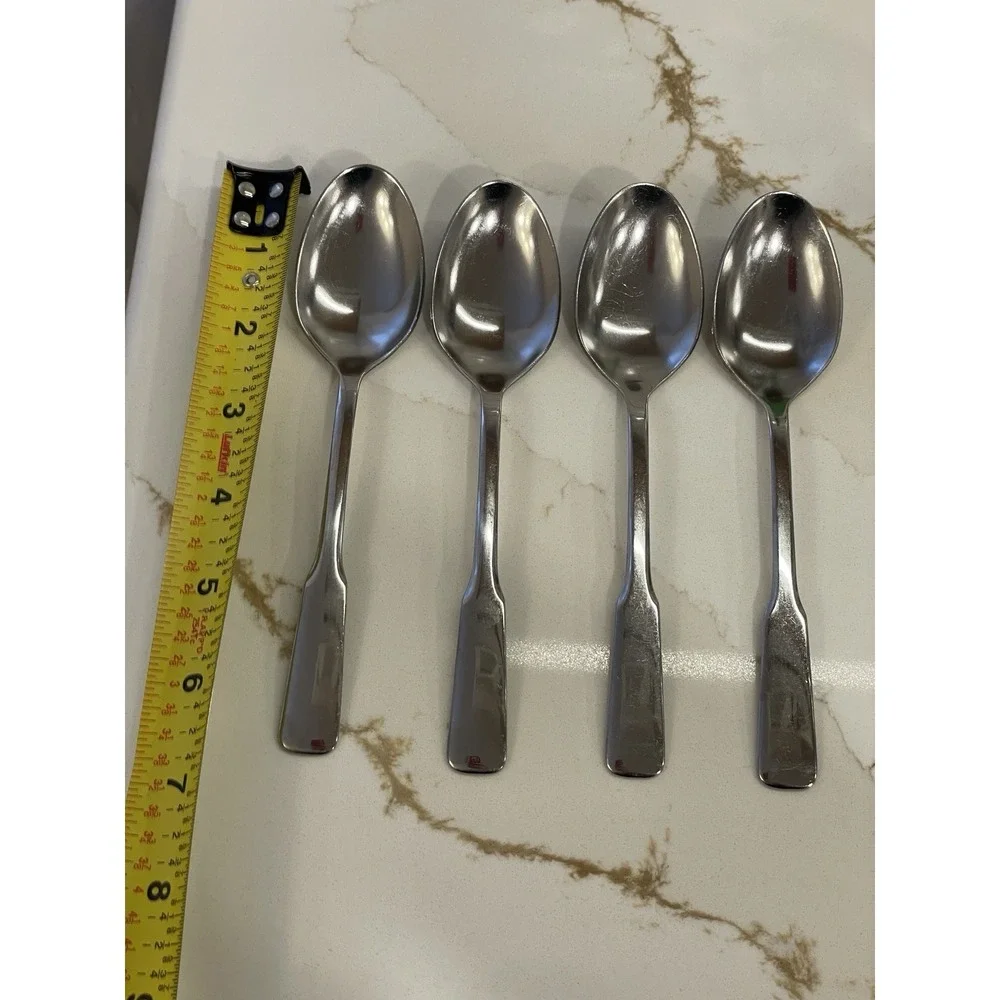 Vintage Friendship WM A Rogers Oneida‎ Spoon Set of 4 Stainless Steel Dessert
